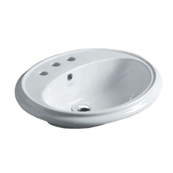 Купить Раковина  SIMAS Arcade AR859bi*3  встроенная 61x50,5см с 3 отв