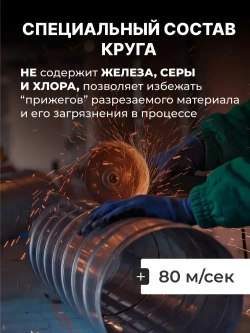 LugaAbrasiv, Круг отрезной по металлу, диаметр 355х3 мм, зернистость A24, Extra