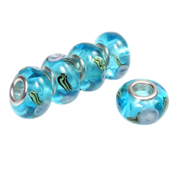 Бусина "Бутончики" лэмпворк асс.