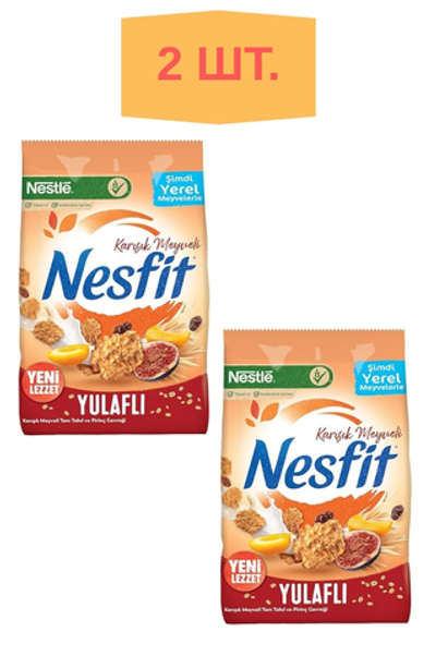 Nesfit Овсяные хлопья с фруктами 480 г (2 шт.) - Nesfit - NESTLE