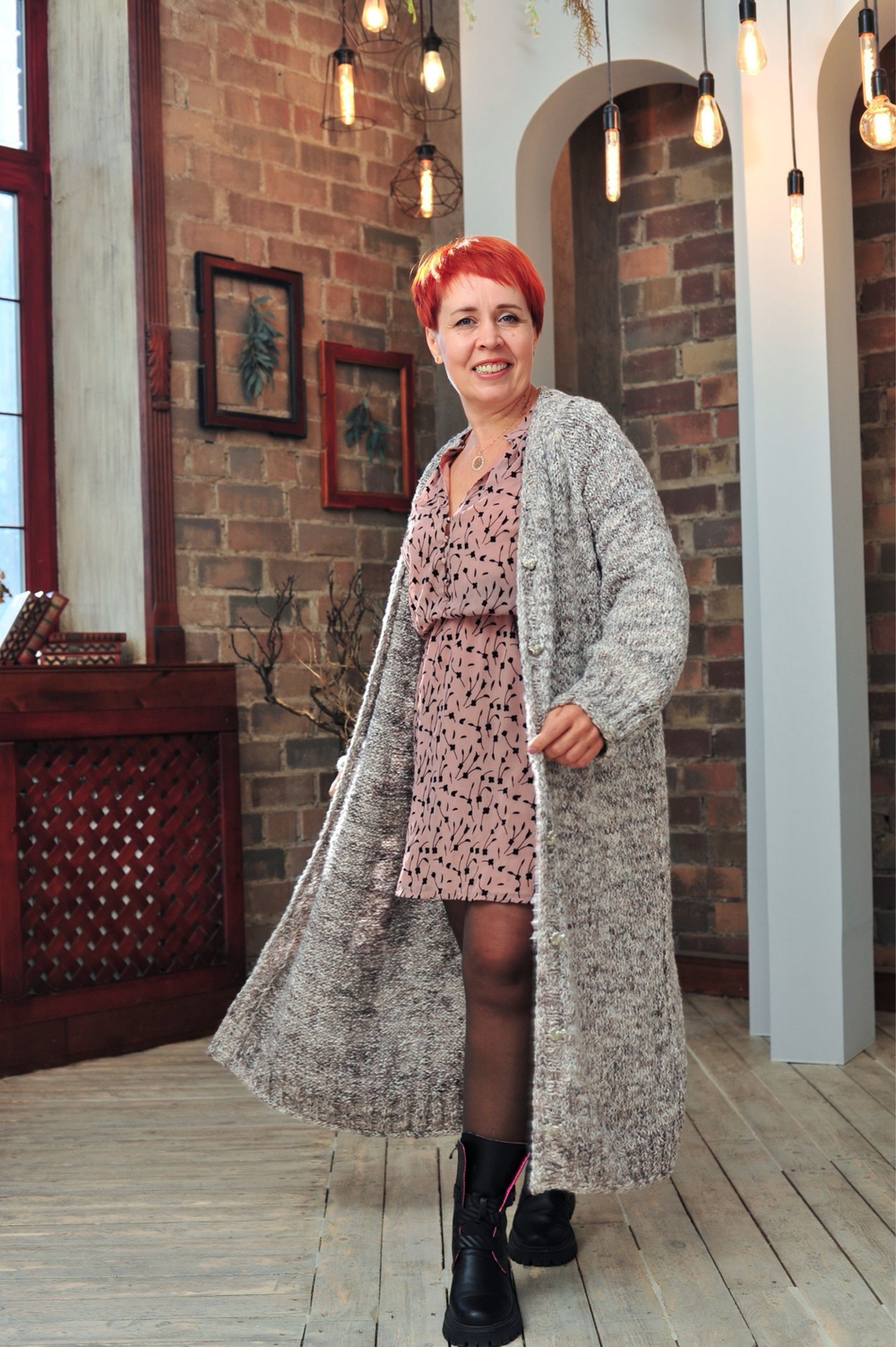 МК Обнимательный кардиган, пряжа DELIZIA от O’YARN