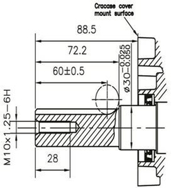 Двигатель дизельный 178F (А1-тип, под шпонку Ø 25мм) - K0