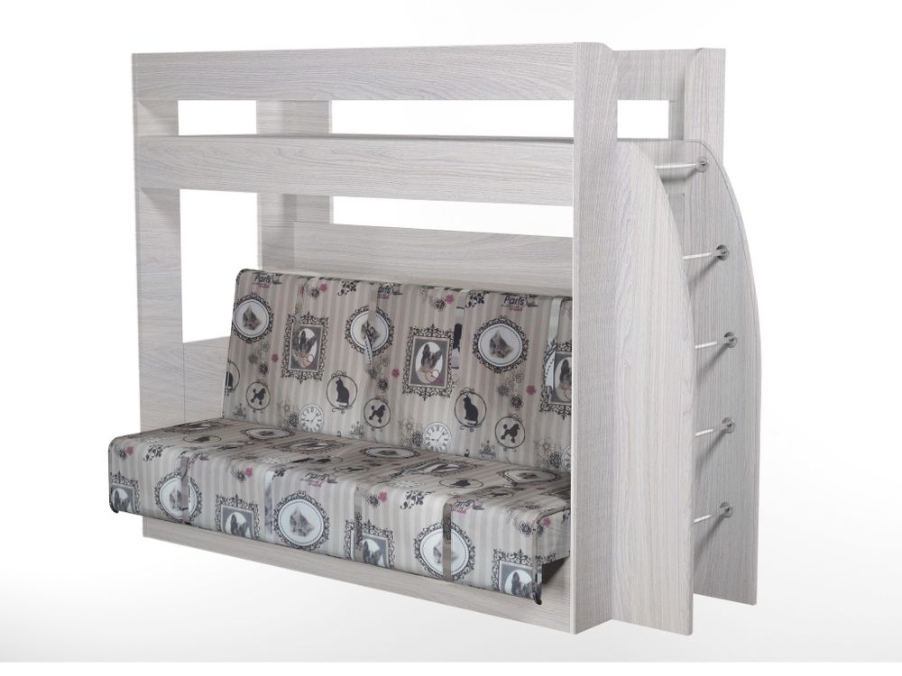 Уголок школьника Омега 17 Кровать - диван 2х ярусная