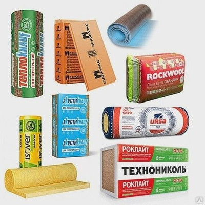 Утеплитель; мембраны; подложка.