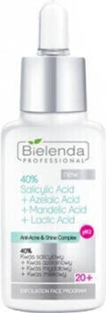 Скрабы и пилинги Bielenda Professional 40% Salicylic Acid + Azelaic Acid + Mandelic Acid + Lactic Acid (W) peeling kwasowy do twarzy 30g