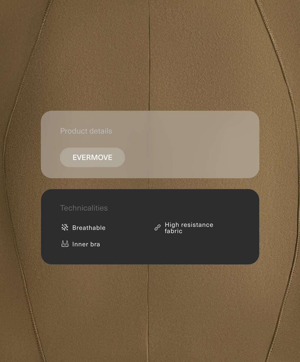 Oysho Топ с длинным рукавом Evermove, оливково-зеленый