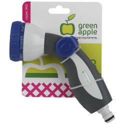 GAEP12-02 GREEN APPLE ЕСО Пистолет-распылитель, пластик, 8 режимов | Аксессуары для полива Green Apple