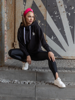 Худи Ваарга женская чёрное "Волколак" без начёса (Сказки тёмной стороны)