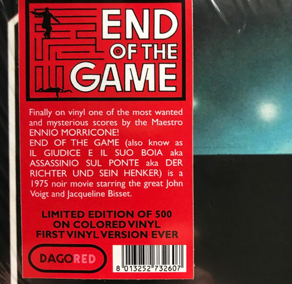 Soundtrack / Ennio Morricone: End Of The Game (Limited Edition)(Coloured Vinyl)(LP)