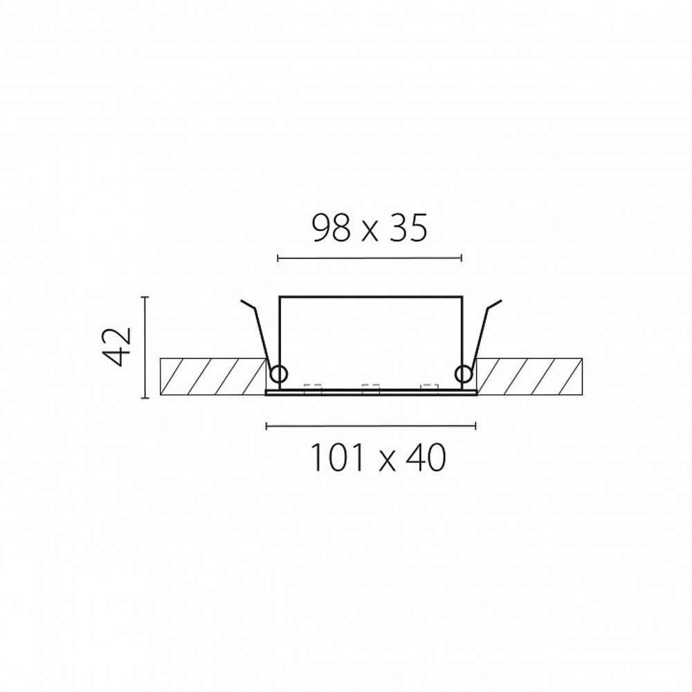 Встраиваемый светильник Lightstar Guarda 082146