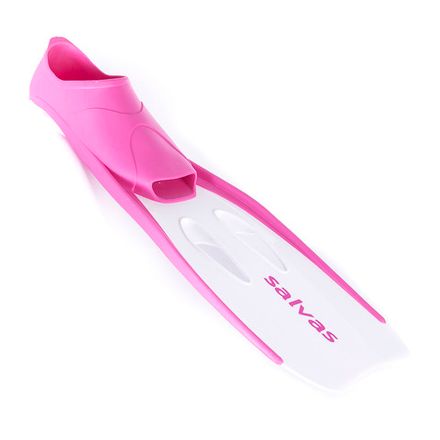 Ласты для плав. Salvas Cancun Fin, BA12534WFSTS,TPR и Technoflex,р.34-35, бело-розовый