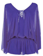 Туника пляжная черная р. 44-48, Charmante Италия