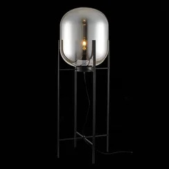 SL1050.725.01 Торшер ST-Luce Черный/Дымчатый E27 1*40W (из 2-х коробок) BURASCA