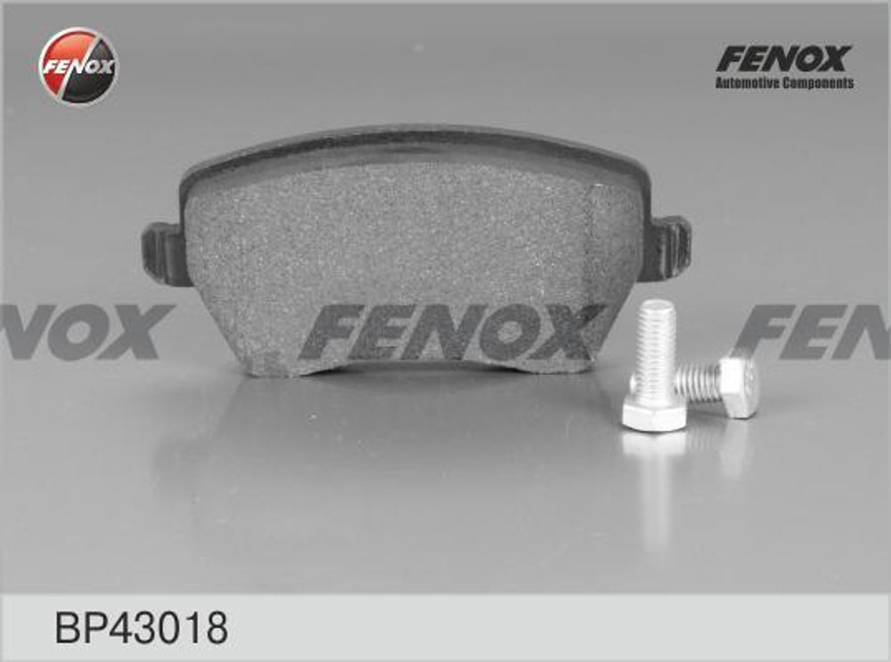 Колодки тормозные передние Lada Largus без ABS FENOX