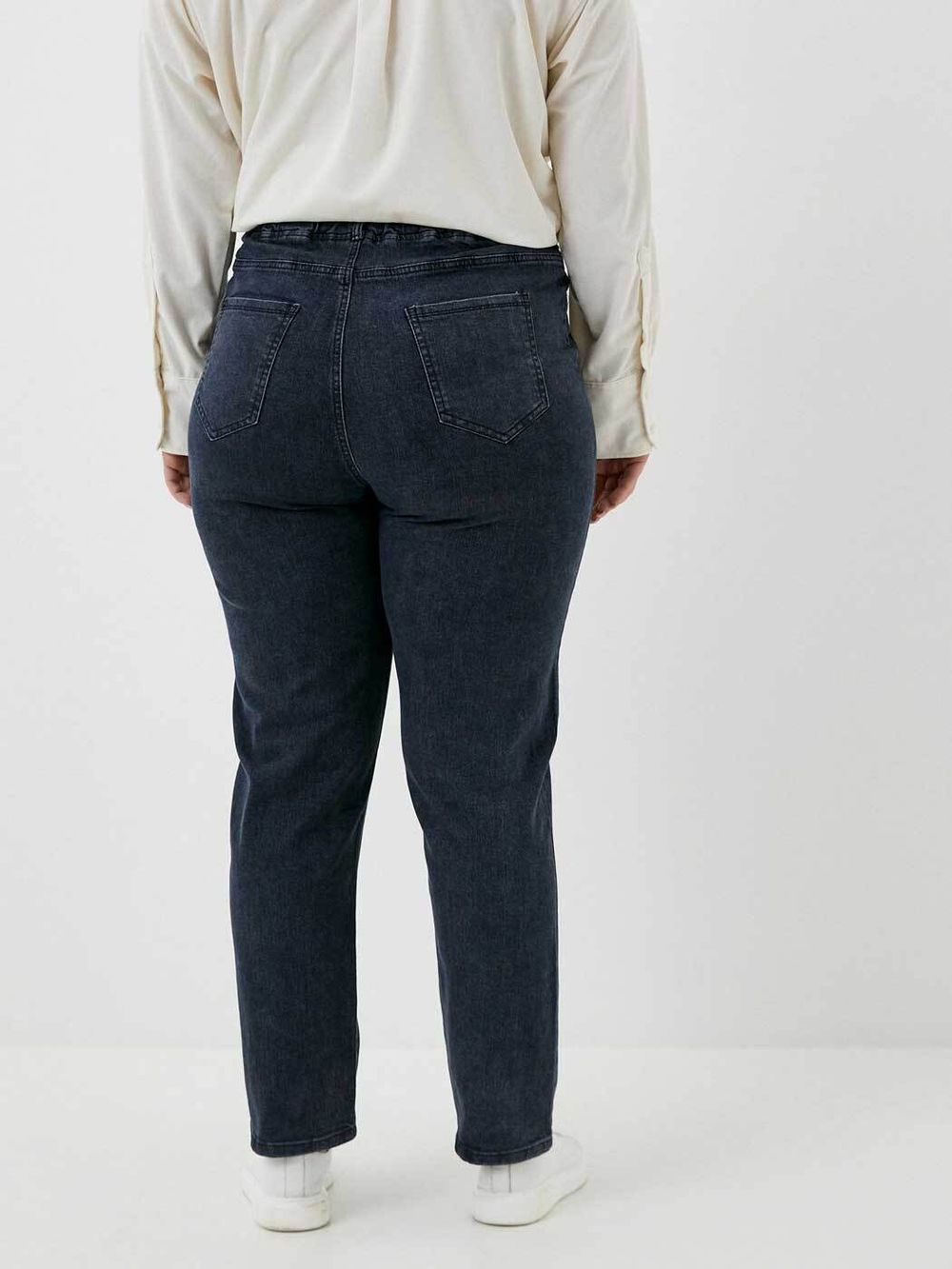 Джинсы на резинке больших размеров