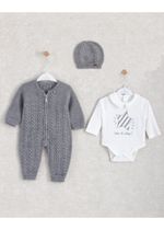 комбинезон с боди и шапкой