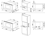 Встраиваемая микроволновая печь Smeg MP722PO