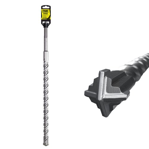 Бур ГРАНИТ SDSmax Quadro-X 28*570