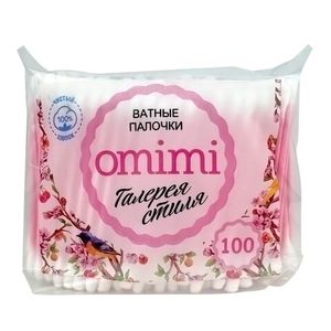 Палочки ватные OMIMI Галерея стиля 100 шт/упак