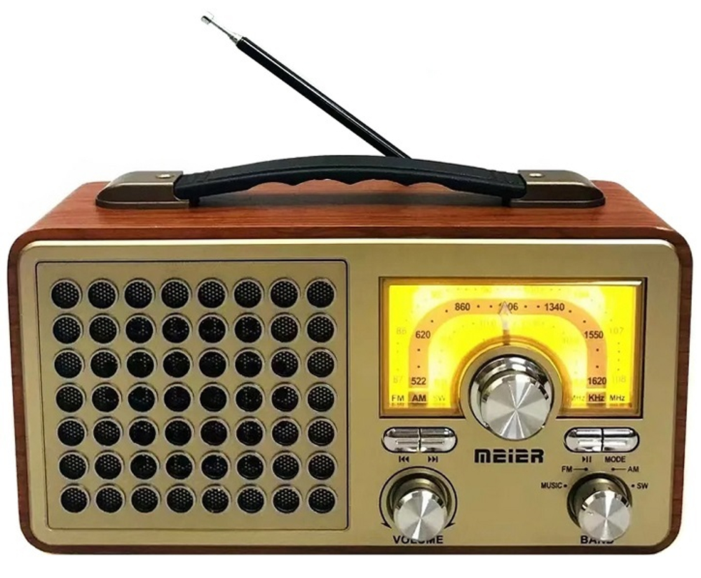 Радиоприемник Meier M-1913BT +MP3 плеер Retro