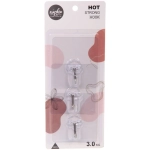 Крючки в наборе 3шт на липкой основе «БАСТОФ», форма квадрат, нагрузка 3кг/7,5*8см✦