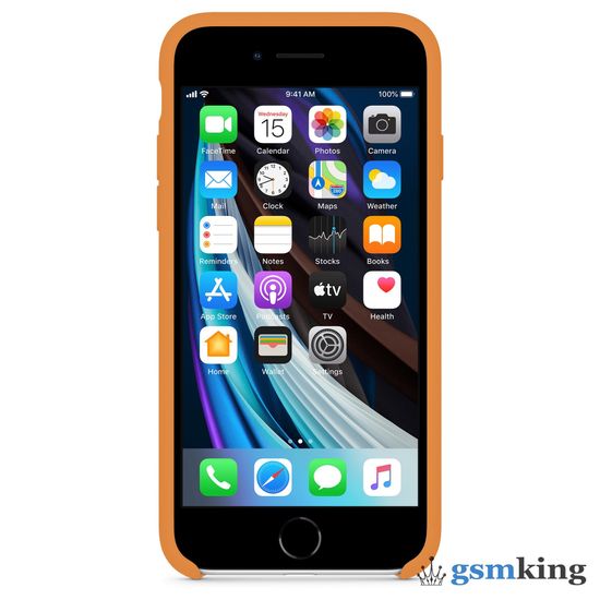 Silicone Case iPhone 7 | 8 | SE 2020 | 2022 Clementine Orange «Спелый клементин»