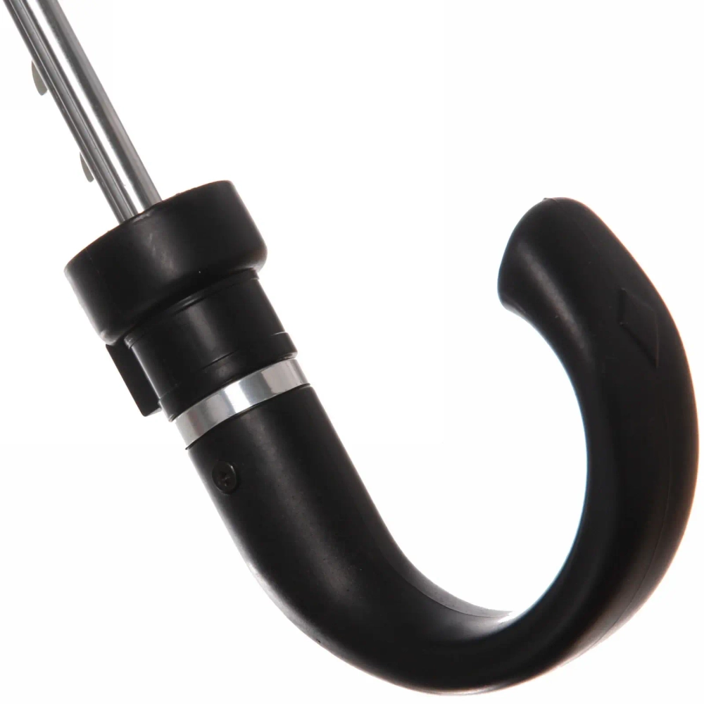 Зонт мужской полуавтомат «Ultramarine - Эстет», двухцветный, цвет черный, 8 спиц, d-95см, длина в слож. виде 40см