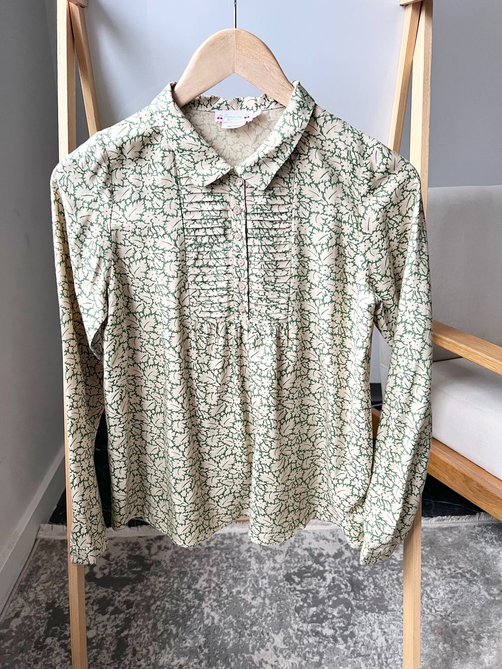 Блузка из вискозы с шёлком Bonpoint, 158