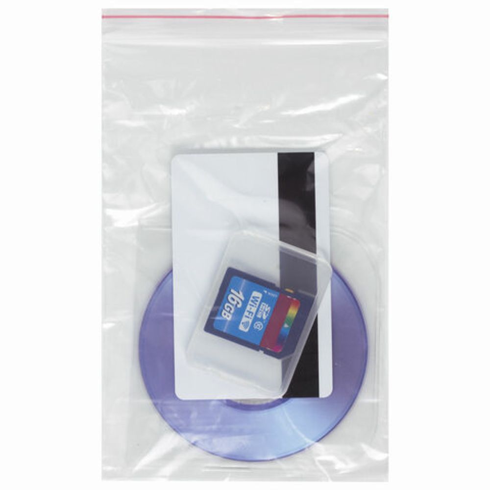 Пакеты с замком (гриппер), комплект 100 шт., 100х150 мм, ПВД, толщина 35 микрон, BRAUBERG, 606211