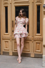 «Flower pants» Шорты из хлопка с кружевной отделкой.