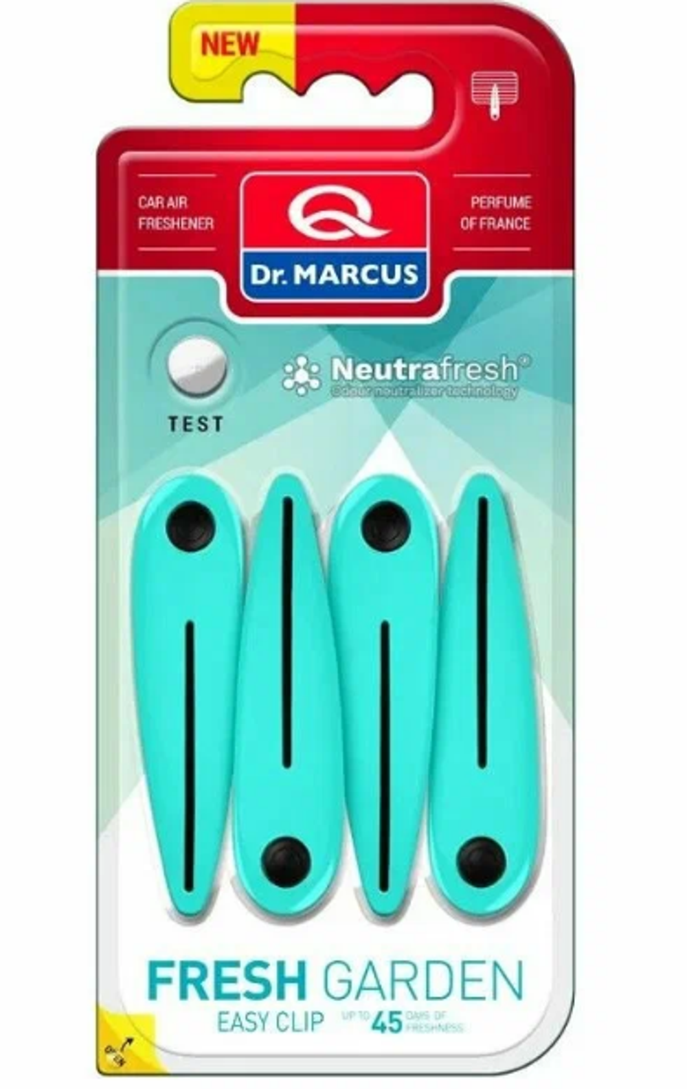 Ароматизатор на обдув Dr Marcus CLIP  (прищепки по 4шт) Свежий сад