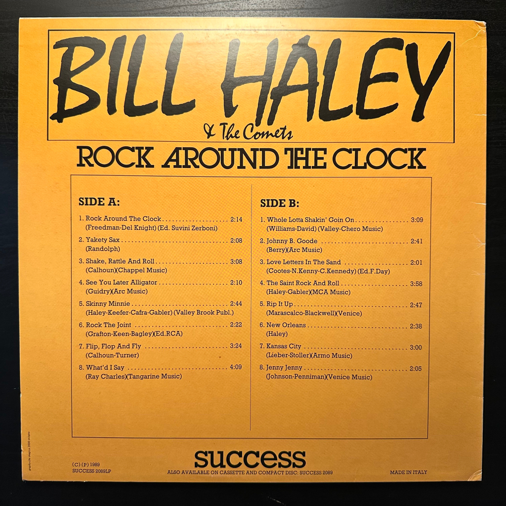 Bill Haley And His Comets - Rock Around The Clock (Италия 1989г.)