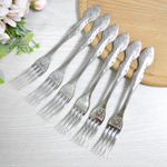 Вилка столовая "Павловская" серебро (6шт)
