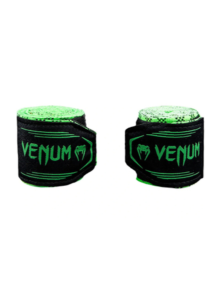 Бинты боксерские Venum Tartan Neon Green 4m