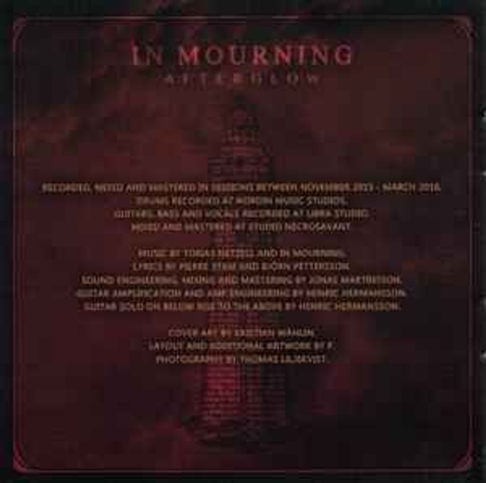 IN MOURNING - Afterglow CD, музыкальный компакт диск