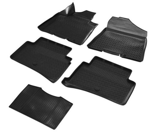 Коврики в салон автомобиля Rival для Hyundai Tucson III поколение 2015-2021, полиуретан, 5 частей, 12309001