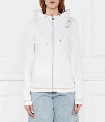 Худи EA7 - белый(8NTM34 TJTXZ)