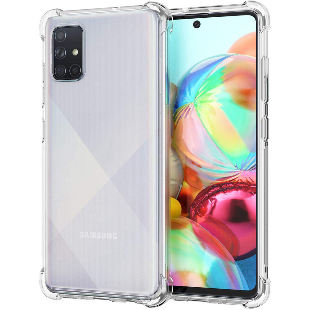 Чехол ROSCO для Samsung Galaxy A71 оптом (арт. SS-A71-HARD-TPU-TRANSPARENT)