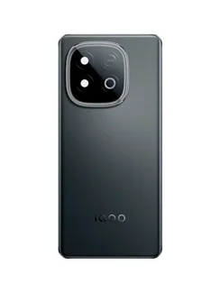 Задняя крышка для Iqoo Neo 10 черная, глобальная версия (Black) со стеклом камеры