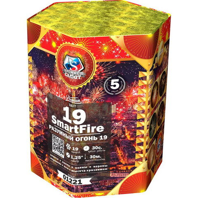 01221 Салют "SmartFire 19" (1,25" х 19 залпов)