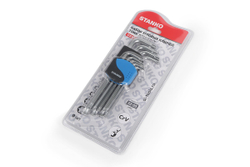 Набор угловых ключей Torx длинных 9шт. STANKO CS11129L
