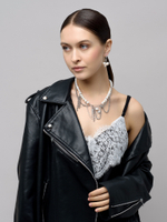 Колье "Pin Pearl" Silver