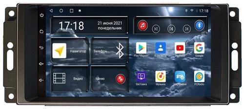 Магнитола для Jeep, Dodge, Chrysler 2006-2015 (207x98мм) - Redpower 71216 Android 10, Быстрая, CarPlay, SIM-слот