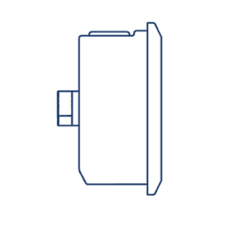 Манометр D63 G1/4 - 16 Bar - осевое подключение