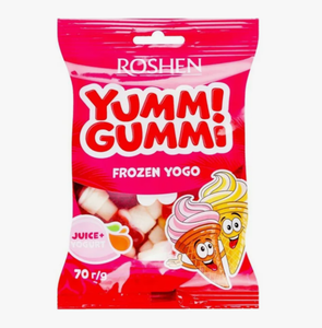 Конфеты желейные Roshen Yummi Gummi Frozen Yogo 70 гр