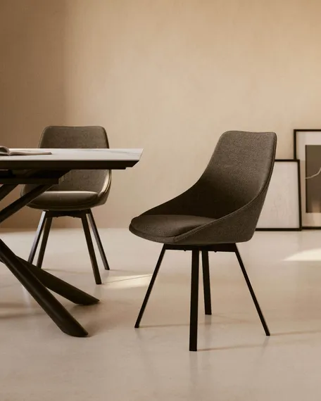 Крутящийся стул Haston темно-серый