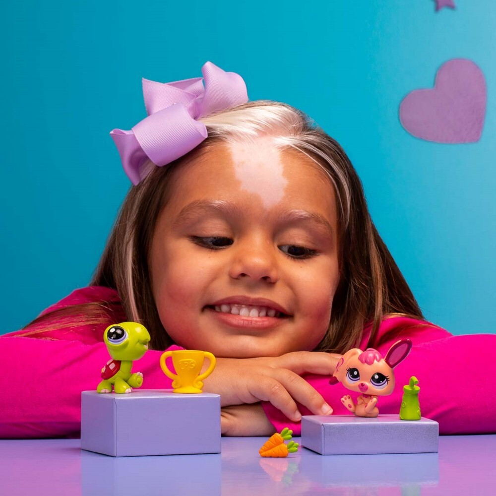 Littlest Pet Shop - Черепаха и Розовый Кролик 2-PAK Два животных + аксессуары LPS00620