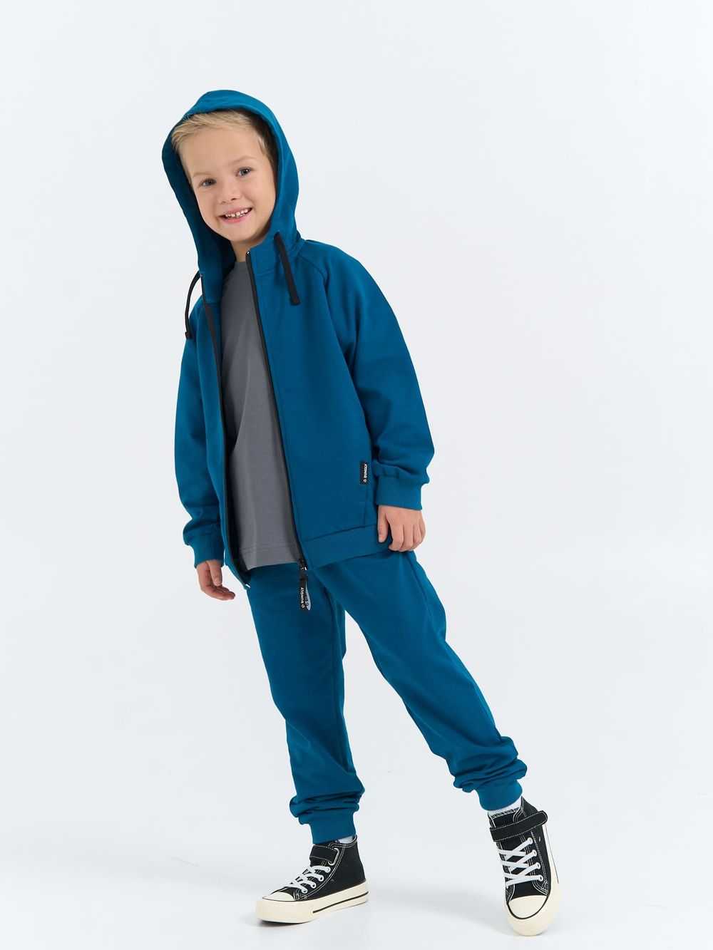 Джоггеры облегченные "Петроль" с карманами