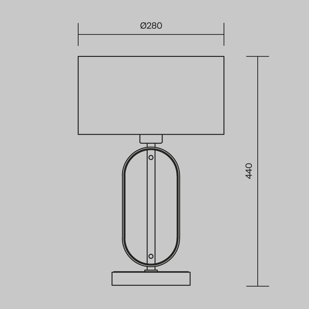 Настольный светильник Maytoni MOD099TL-01G