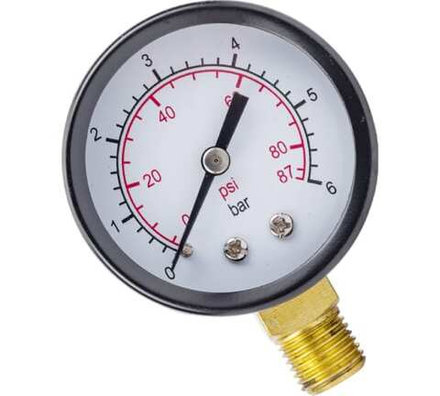 Манометр TIM 10 bar D50мм 1/4 Н